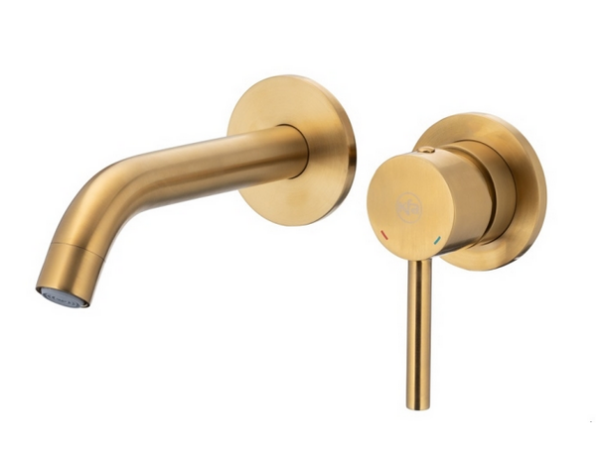 MOZA BRUSHED GOLD bateria umywalkowa podtynkowa